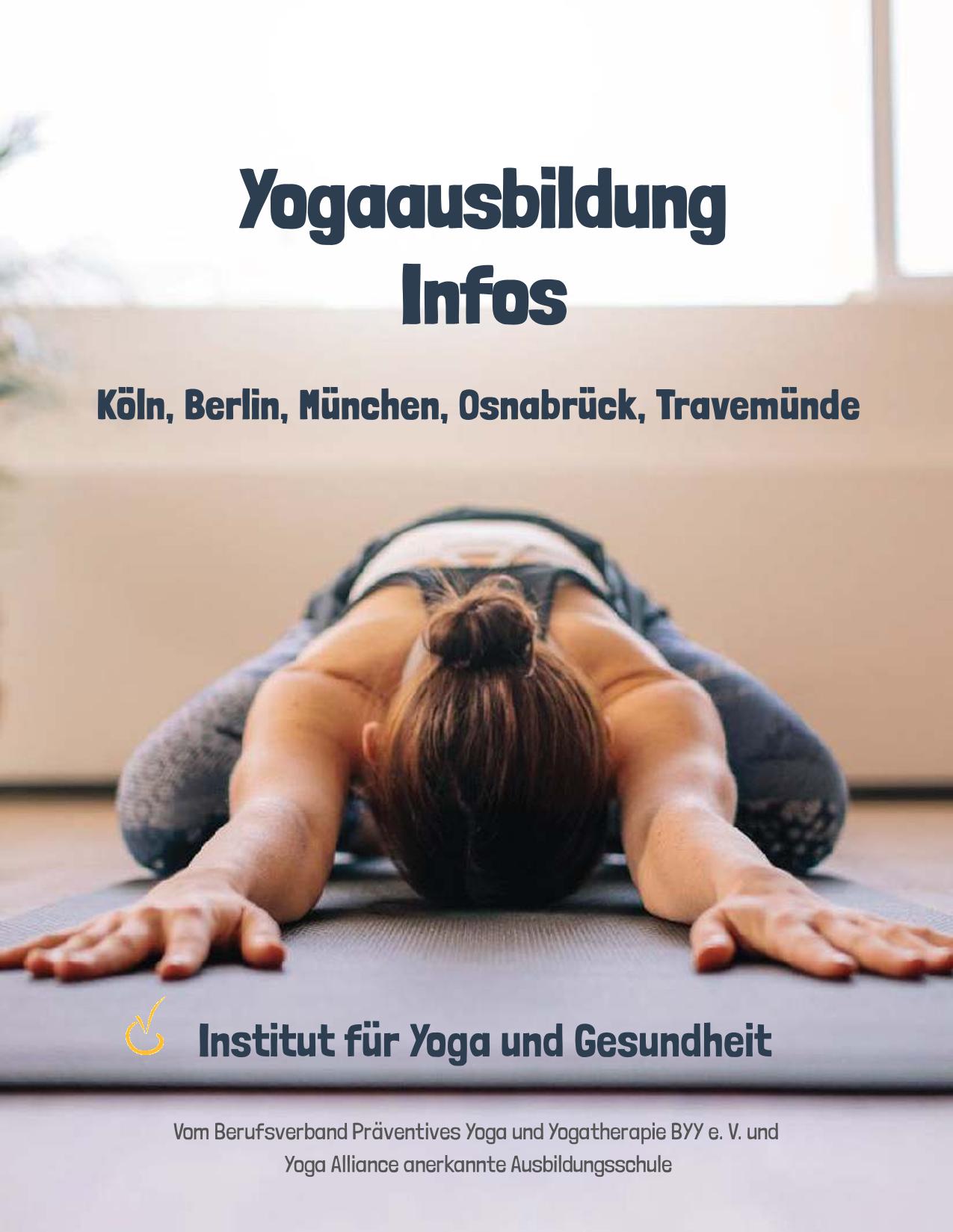 Yogaausbildung Infos Brochure